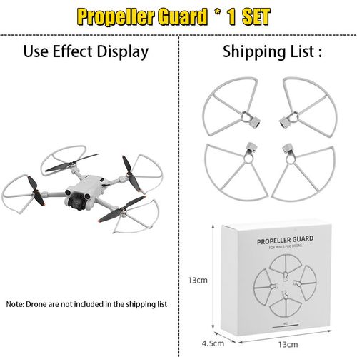 Gris - Protecteur D'hélice Pour Drone Dji Mini 3 Pro, Couvercle D'hélice, Cage De Pare-Choc De Ventilateur, Accessoires-Générique