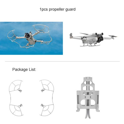 Jambe W - Protecteur'hélice Amovible À Dégagement Rapide Pour Drone Mavic Mini 3 Pro Dji Mini 3 Pro, Accessoires, Couvercle'hélice-Générique