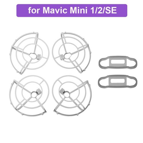 Gris De Fixateur Protecteur - Protecteur'hélice Entièrement Fermé Pour Drone Dji Mavic, Couvercle De Ventilateur'aile Pour Accessoire Mavic Mini 2-Générique