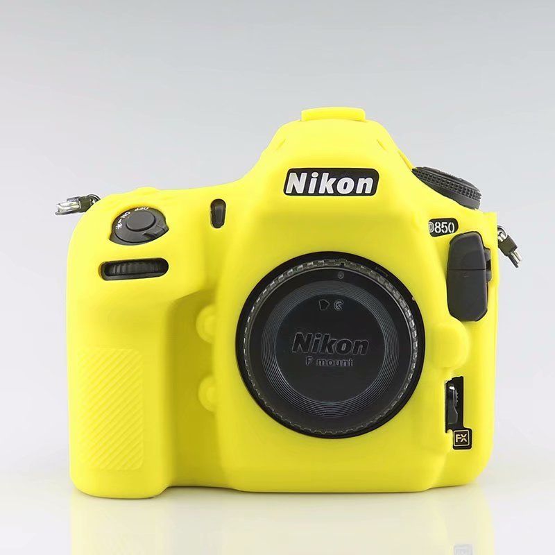 D850 Jaune - Sac En Caoutchouc De Silicone Souple Pour Nikon Dplaquing,Housse De Protection Pour Appareil Photo Reflex Numérique, Nouveau-Générique