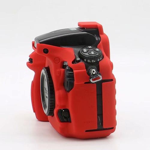 D810 Rouge - Sac En Caoutchouc De Silicone Souple Pour Nikon Dplaquing,Housse De Protection Pour Appareil Photo Reflex Numérique, Nouveau-Générique