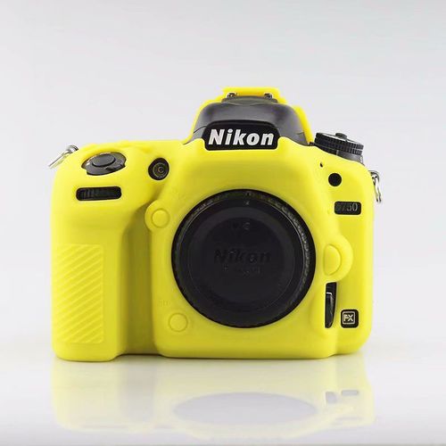 D750 Jaune - Sac En Caoutchouc De Silicone Souple Pour Nikon Dplaquing,Housse De Protection Pour Appareil Photo Reflex Numérique, Nouveau-Générique