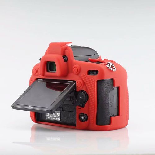 D750 Rouge - Sac En Caoutchouc De Silicone Souple Pour Nikon Dplaquing,Housse De Protection Pour Appareil Photo Reflex Numérique, Nouveau-Générique