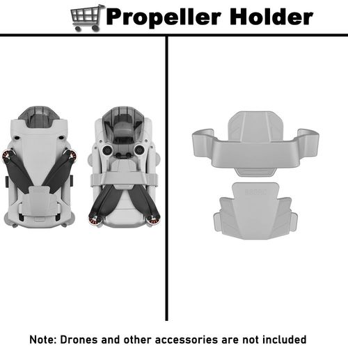 Gris - Support De Stabilisateur D'hélice, Sangle De Fixation, Ceinture De Protection Pour Drone Dji Mini 3 Pro, Accessoires De Montage Fixe, Accessoires De Garde-Générique