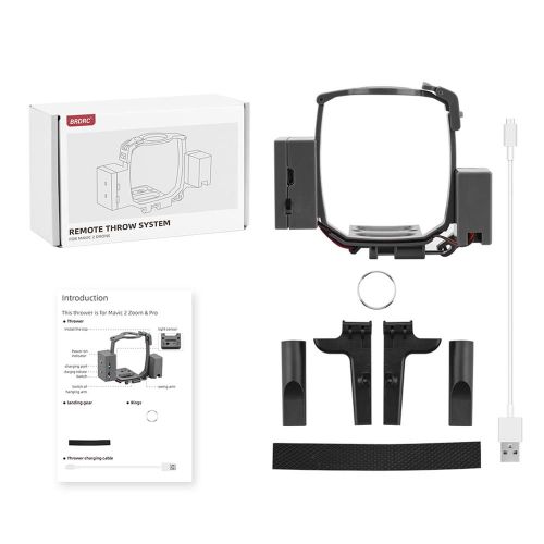 Gris - Système Airdrop Pour Drone, Lanceur À Distance, Appât De Pêche, Anneau De Mariage, Compte Gouttes Cadeau, Compatible Avec Dji Mavic 2 Zoom/Pro, Pièces-Générique