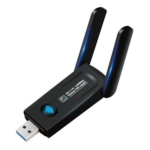 type 1 - 1200mbps Usb Wifi Adaptateur Sans Fil Usb3.0 Carte Réseau Ap Wifi Dongle Usb Lan Ethernet Double Bande 2.4g 5.8g Pour Win10 Pc Portable