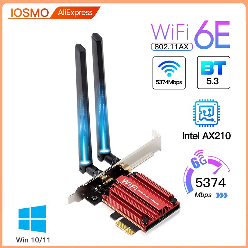 WiFi 6E PCE-AXE3000 - Adaptateur De Carte Rseau Sans Fil, W...