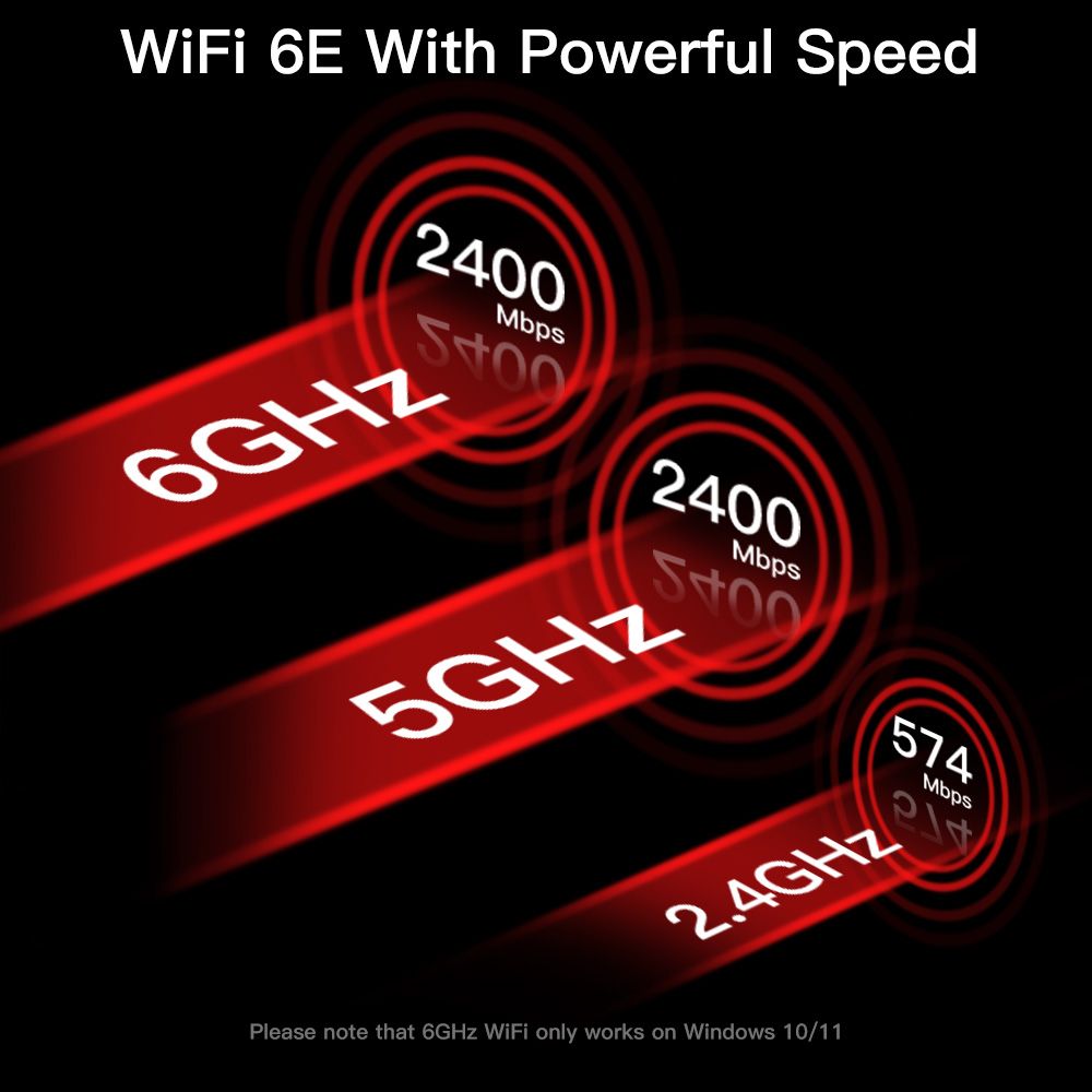 WiFi 6 PCE-AX200 - Adaptateur De Carte Rseau Sans Fil, Wi-f... - 4