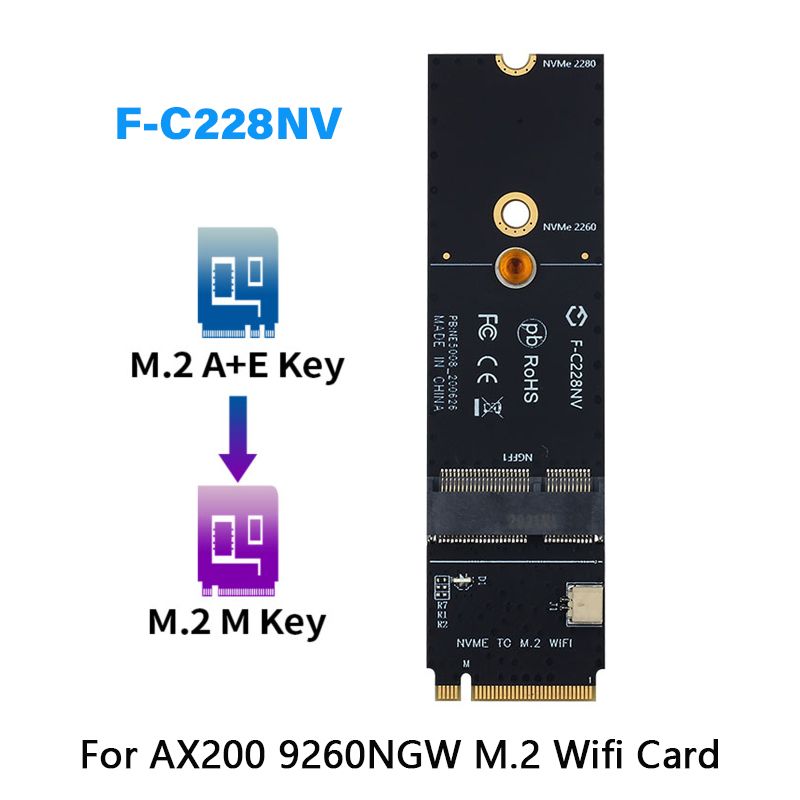 F-C228NV - Adaptateur De Carte Rseau Sans Fil, Intel Ax210 ... - 2