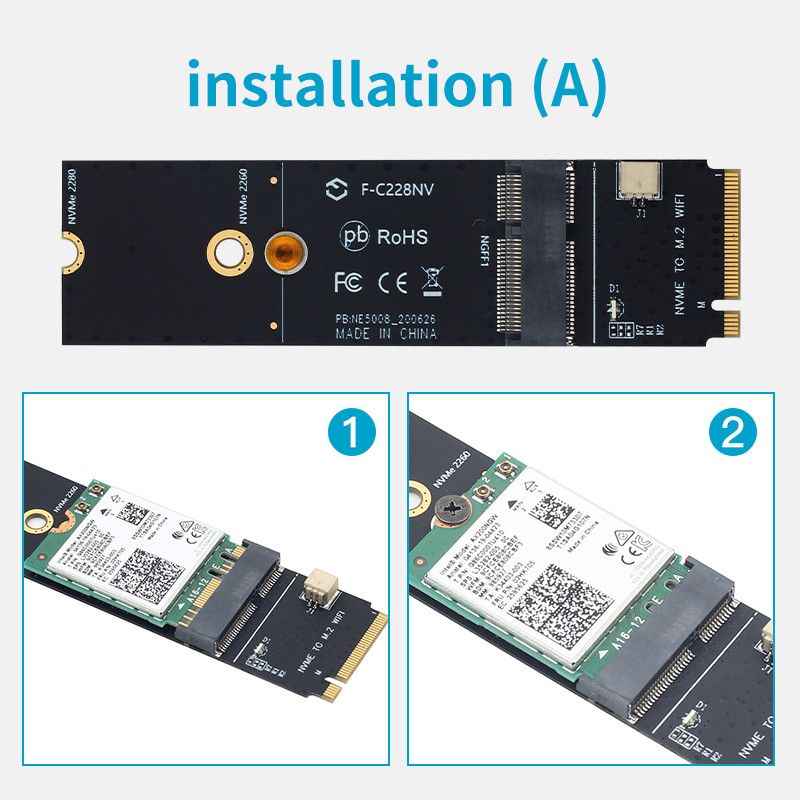 F-C228NV - Adaptateur De Carte Rseau Sans Fil, Intel Ax210 ... - 3