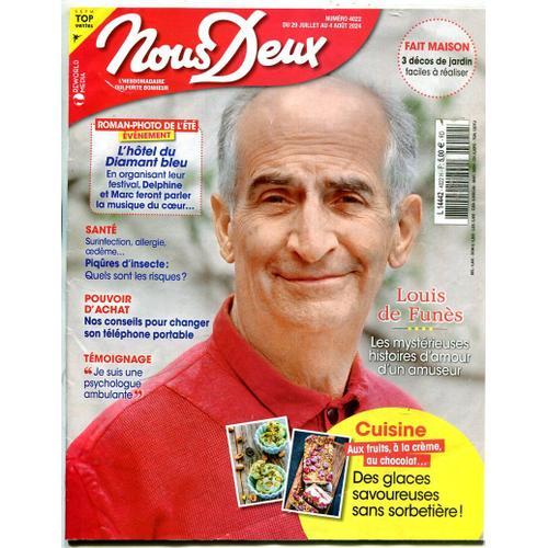 Nous Deux - N°4022 : Louis De Funès : Les Mystérieuses Histoires D' Amour D' Un Amuseur