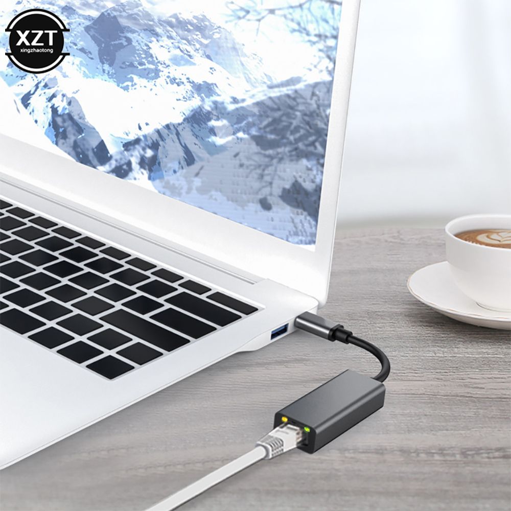 Argent - Adaptateur Ethernet Usb Type-c Vers Rj45, Cble Int... - 3