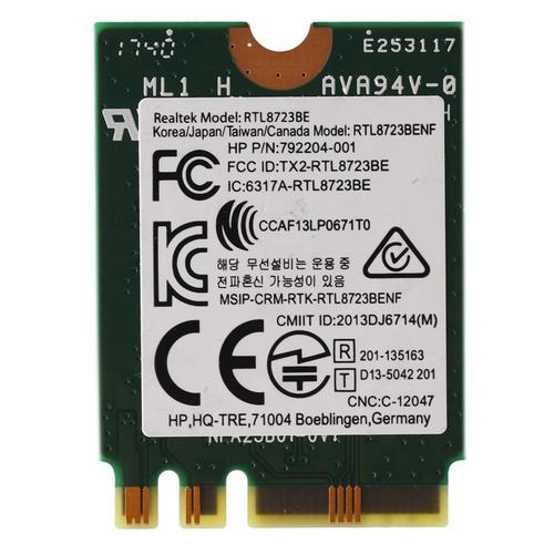 Blanc et vert - Adaptateur sans fil pour Realtek RTL8723, Stérilisation 11N, Carte WiFi, Bluetooth 4.0, Carte NGFF, SPS 843338 001, 300Mbps