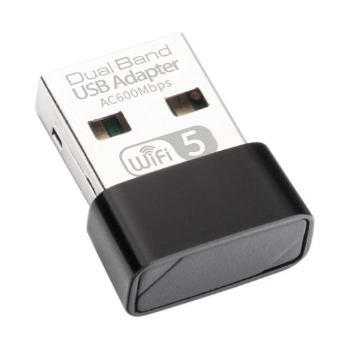 600 Mbps - Adaptateur USB sans fil RTL8188, 600Mbps, bande touristique, récepteur Ethernet, dongle 2.4G, 5GHZ pour PC, Windows, ordinateur portable, ordinateur de bureau