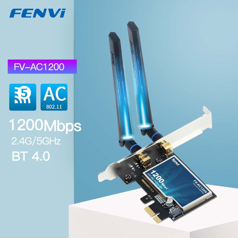 FV-AC1200 - Adaptateur Wifi 6 Double Bande Intel Ax200, 3000...