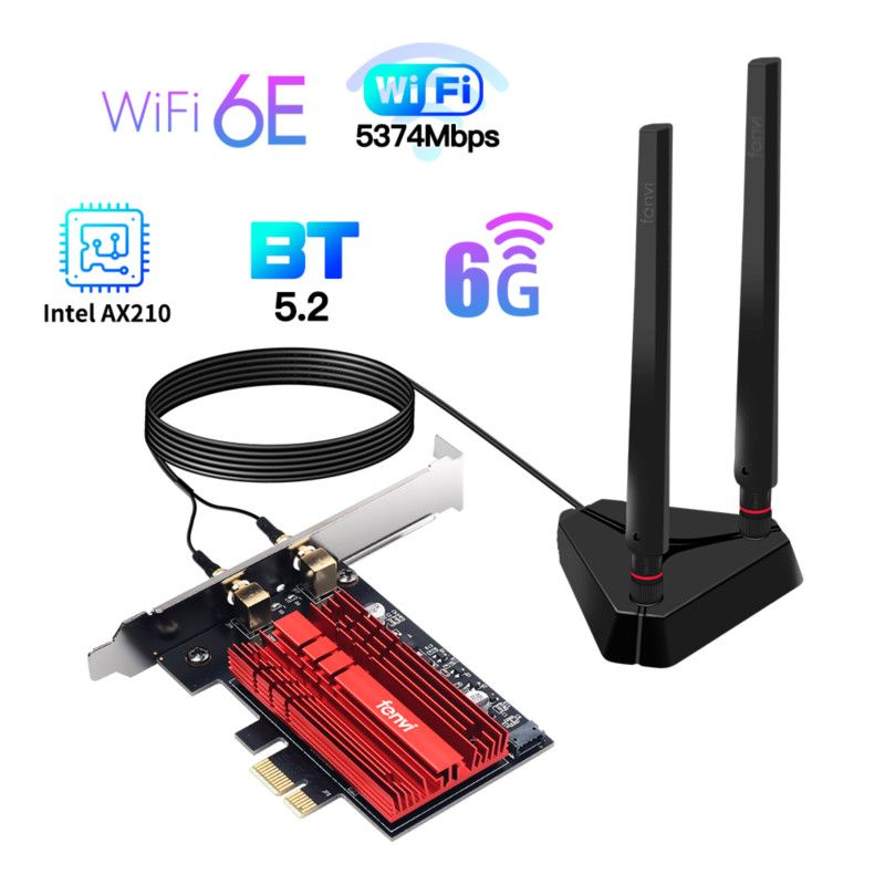 Fv-axe3000pro - Adaptateur Wi-fi 6e Intel Ax210,Pcie, Carte ...