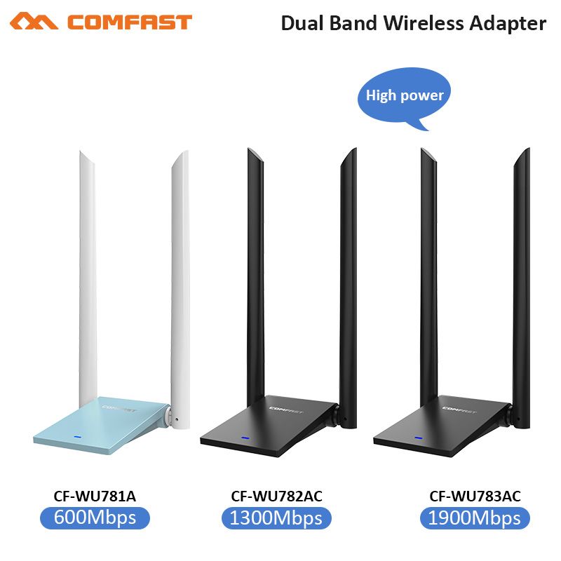600 Mbps - adaptateur Wifi double bande sans fil USB 3.0, 2.... - 2