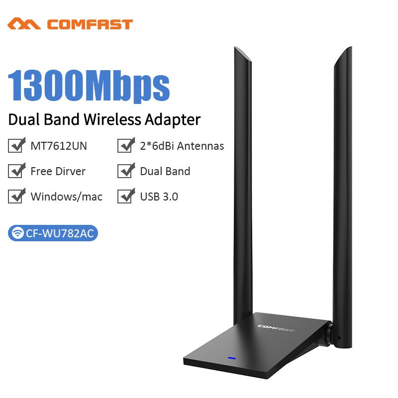 600 Mbps - adaptateur Wifi double bande sans fil USB 3.0, 2.... - 3