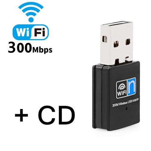 300 Mbps - Adaptateur Wifi Sans Fil Usb Lan Usb Ethernet 5g 2.4g Carte Réseau Wi-fi Double Bande 802.11n/g/a/ac