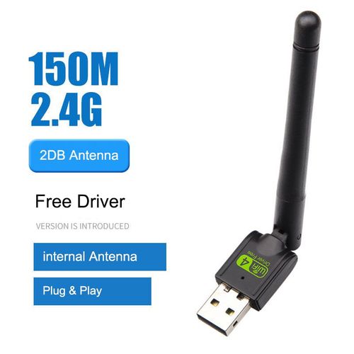 150m-2db - Adaptateur Wifi Sans Fil Usb , 2.4g/ 5ghz, Antenne Pc/tablette, Récepteur De Carte Réseau, Pilote Gratuit