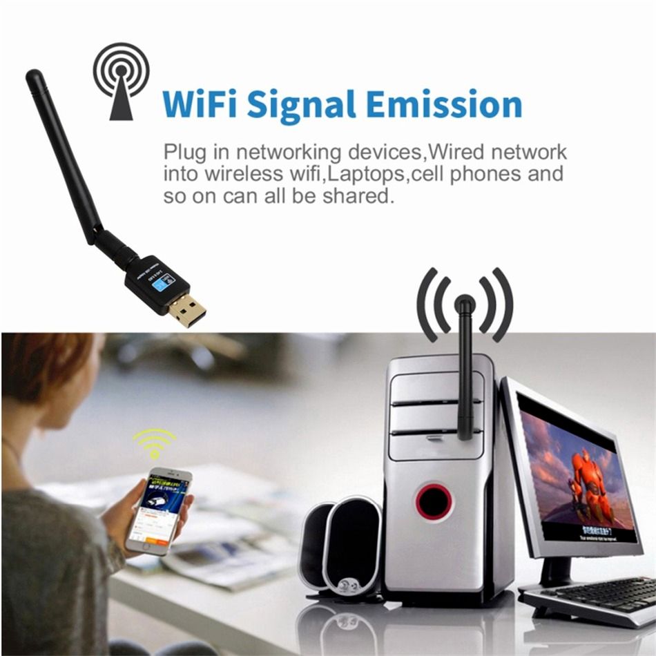 600 Mbps - Adaptateur Wifi Sans Fil Usb Lan Usb Ethernet 5g ... - 3