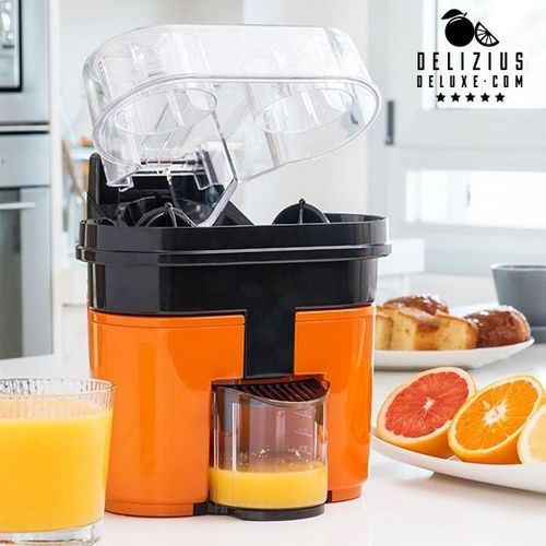 Appareil À Double Presse-Agrumes Électrique Jus D'orange Facile Rouge Noir