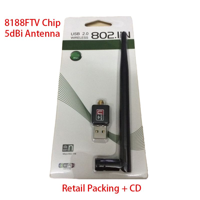 5 dB avec emballage - Adaptateur Wifi Usb 2.4g, 150m, Dongle...