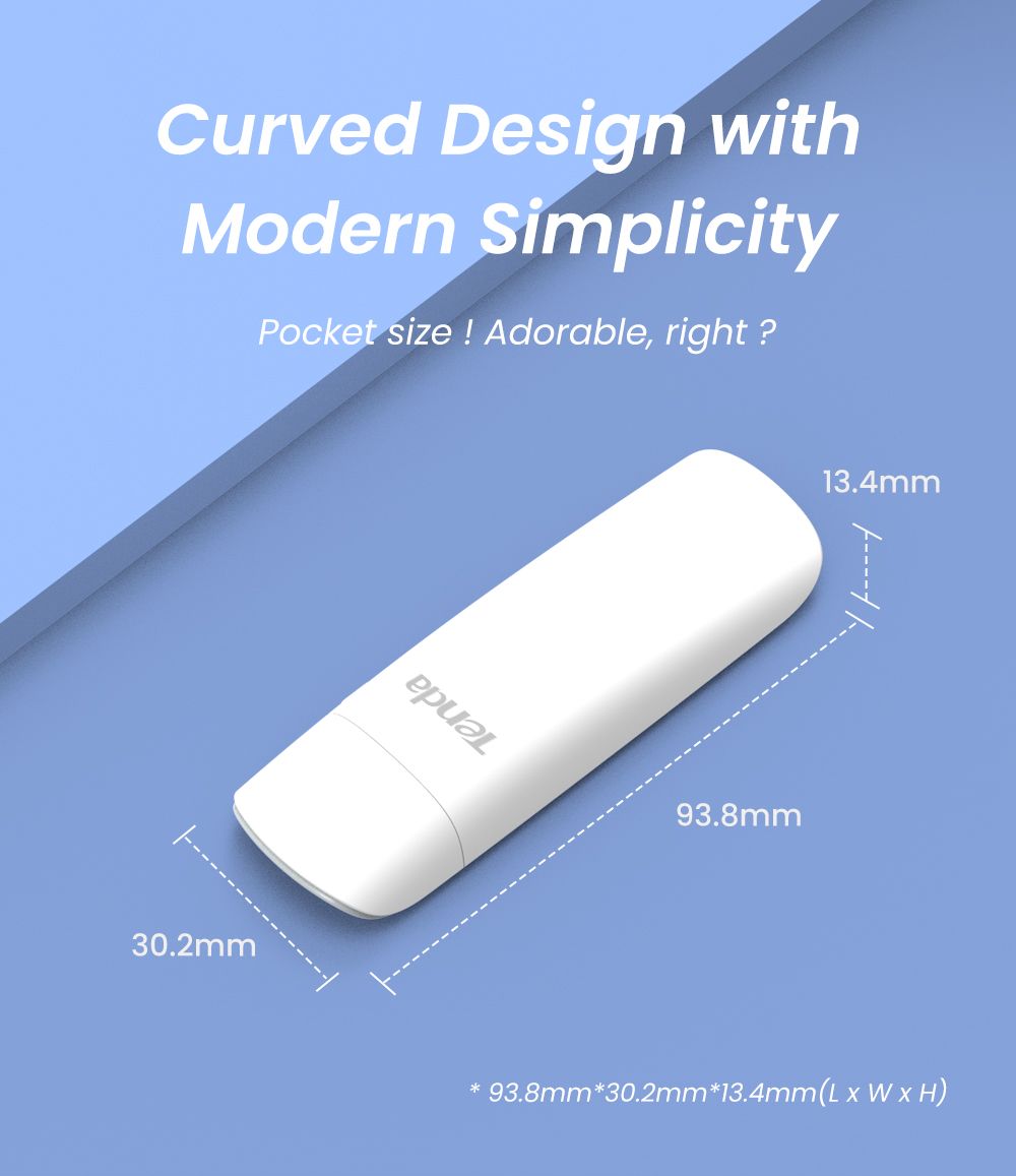 W311mi - adaptateur WIFI USB 3.0 AC1300 U12, carte rseau 5G... - 3