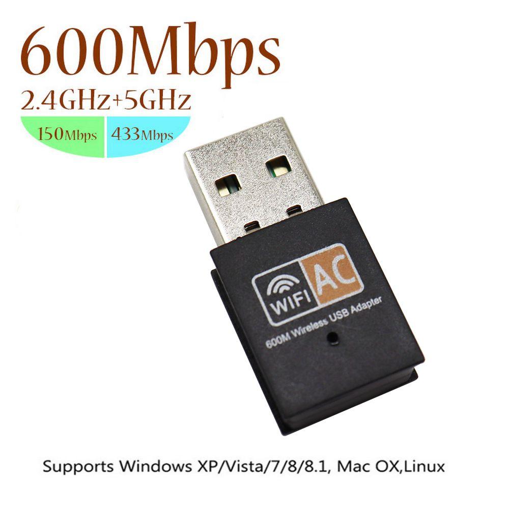 Clé WiFi -Dual Bande 5G 600Mbps 2.4G 150Mbps USB WiFi Dongles avec