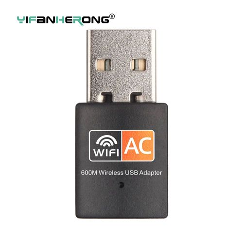Adaptateur WiFi USB 600Mbps carte réseau Ethernet sans fil AC double bande 2.4G / 5.G Dongle Wifi récepteur wifi 802.11ac