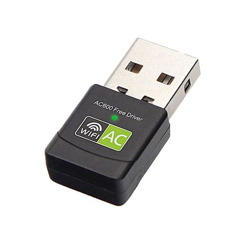 Adaptateur Wifi USB sans fil AC 600Mbps, carte réseau 2.4G 5G, récepteur'antenne, Dongle Ethernet