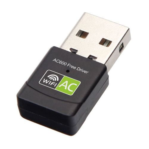 ZF-H600 - Adaptateur Wifi Usb Sans Fil Ac 600mbps, Carte Réseau 2.4g 5g, Récepteur, Antenne, Lan, Ethernet, Dongle Pour Pc