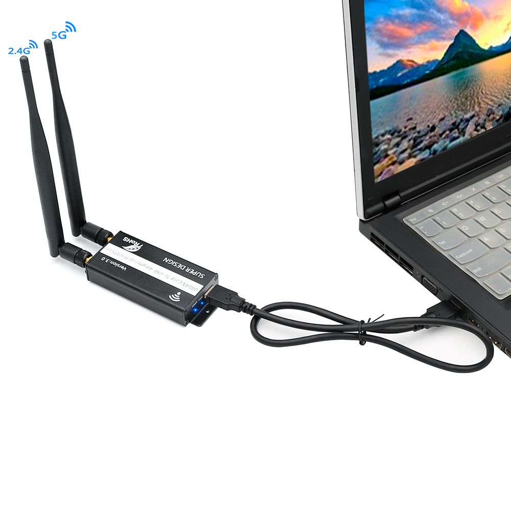 Adaptateur Wifi Usb Sans Fil M.2, Ngff Vers Usb 3.0, Emplace... - 3