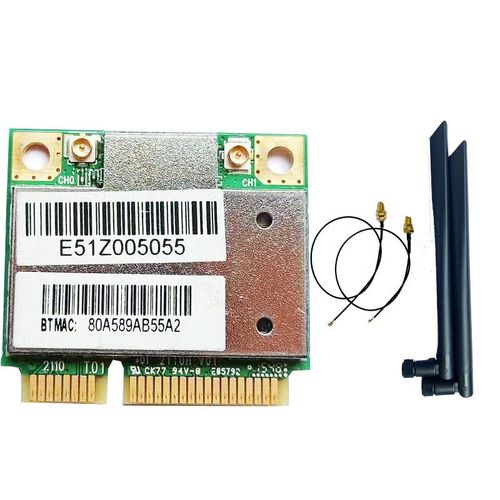 carte et antenne 8 dB - Antenne Wifi sans fil Bluetooth 300 pour ATHEROS AR5B22, 2.4 Mbps, 4.0G/5G, pour Samsung, Dell, ACER, Toshiba, ASUS, MSI, nouvelle collection