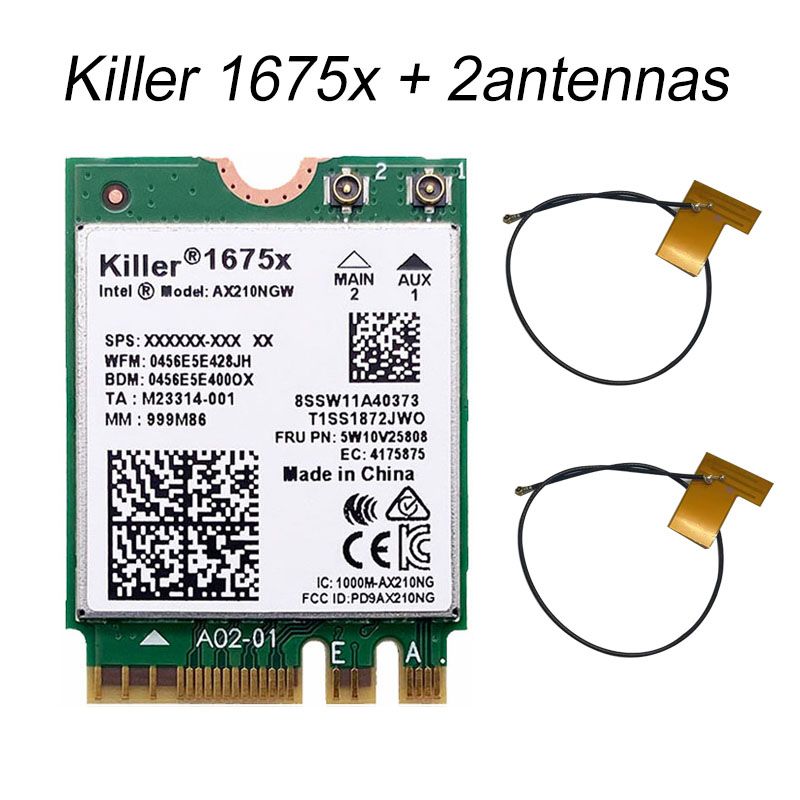 Tueur 1675x - Carte Rseau Double Bande 1675x Ac, Wi-fi 6e, ... - 3