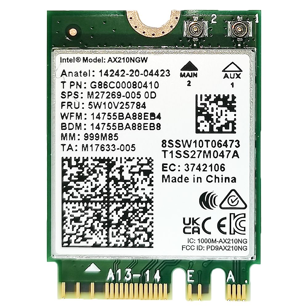 Seule voiture AX210 - Carte Rseau Sans Fil Intel Ax210 Wi-f... - 3