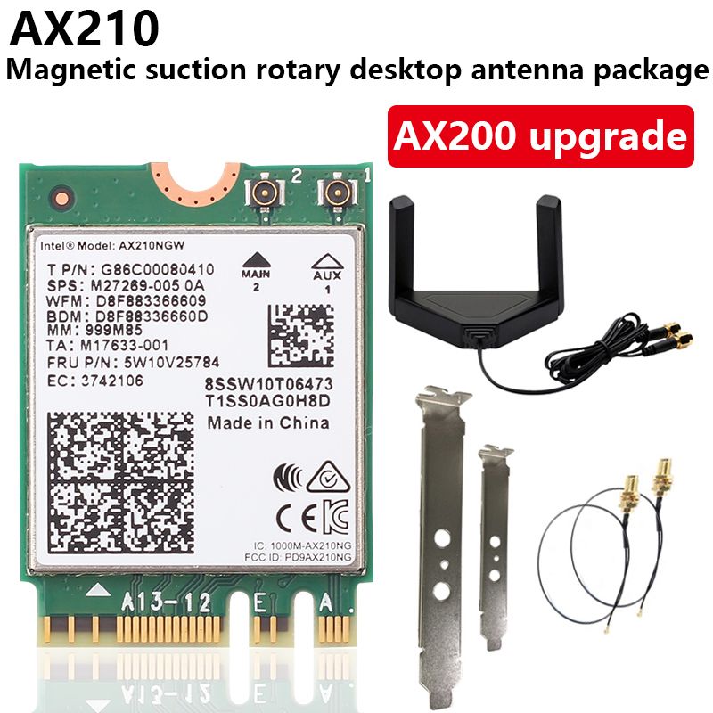 AX210 6DB - Carte Rseau Sans Fil Intel Ax210ngw 802.11ax Ax... - 3