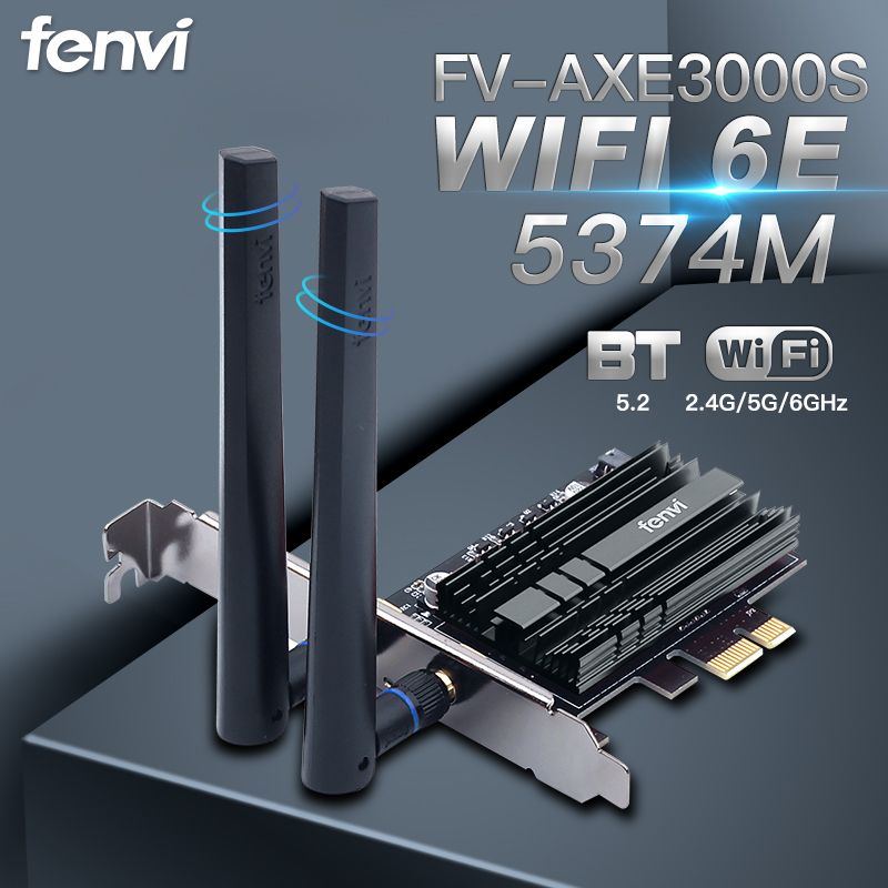 FV-AXE3000S - Carte Rseau Sans Fil Intel Ax210, Wi-fi 6e, 5...