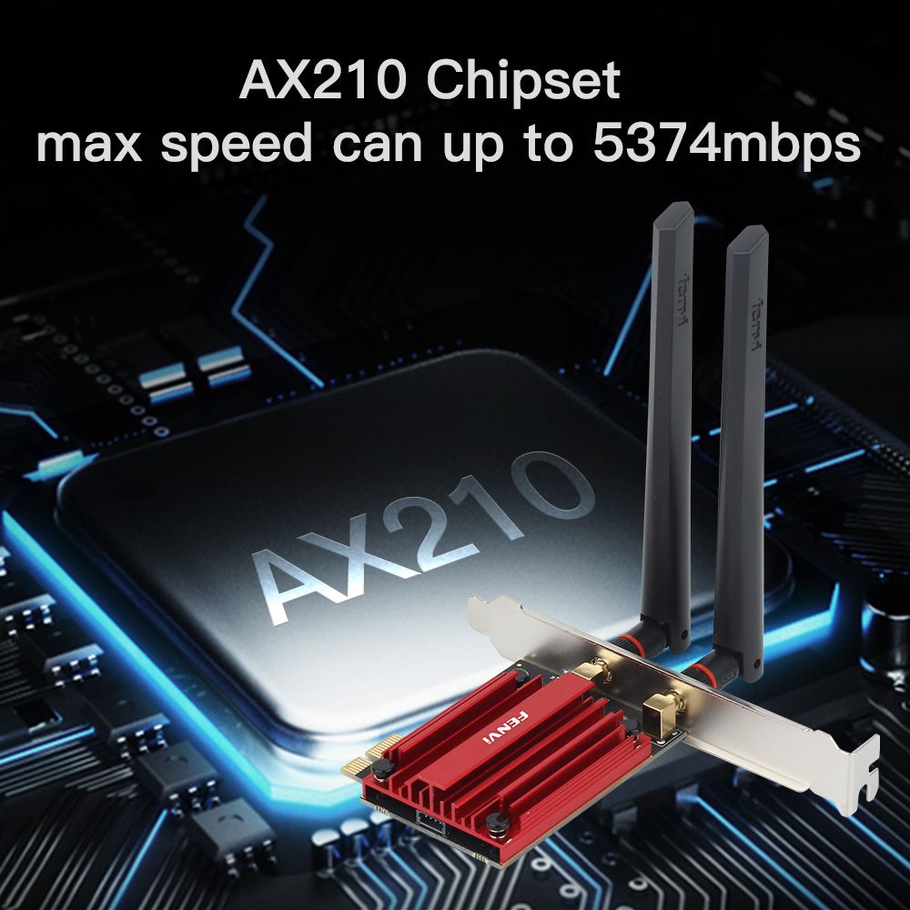 WiFi 6E PCE-AXE3000 - Carte Rseau Wi-fi 6e Intel Ax210, 537... - 2