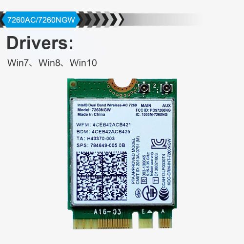 Carte réseau WiFi sans fil pour touristes, 1200M, bande 2.4G, 5G, dongle WiFi, compatible Bluetooth 4.0, adaptateur de dongle WiFi, NGFF M.2, accessoires