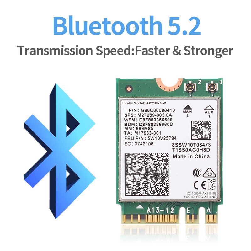 Kit WiFi 6E AX210 - Carte Wifi Sans Fil Intel Ax210 802.11ax... - 4