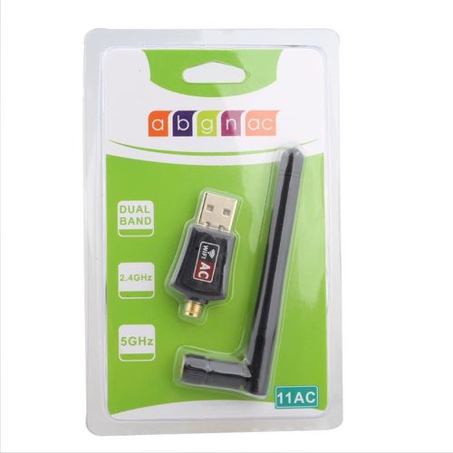 CD Conducteur C - Creacube Carte réseau USB sans fil, récepteur Wifi, 600m, 2.4/5G, antenne pour touristes, pour ordinateur, LAN, pour PC