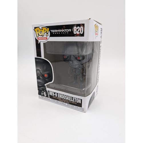 Figurine Funko Pop ! Movies Terminator Dark Fate 820 Rev-9 Endoskeleton