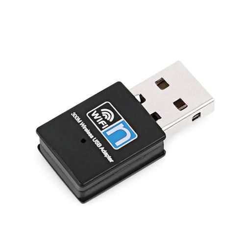 Pas d'emballage sans CD - Dongle USB wi fi 300M, carte réseau sans fil, 802.11 n/g/b, adaptateur LAN, puce RTL8192 pour PC