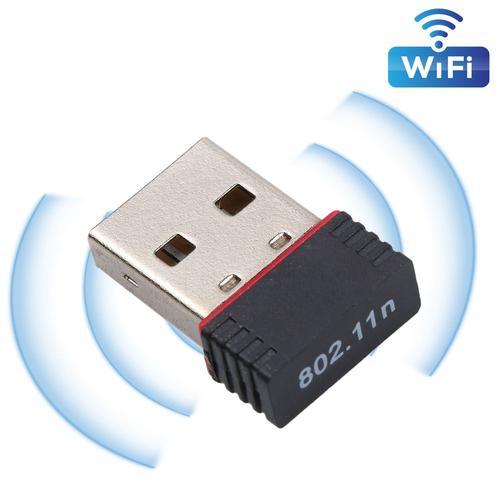 BLANC - EllBIDU Mini adaptateur sans fil WiFi USB 2.0, carte réseau LAN 150M, 150Mbps, 802.11 ngb, REALTEK 8188