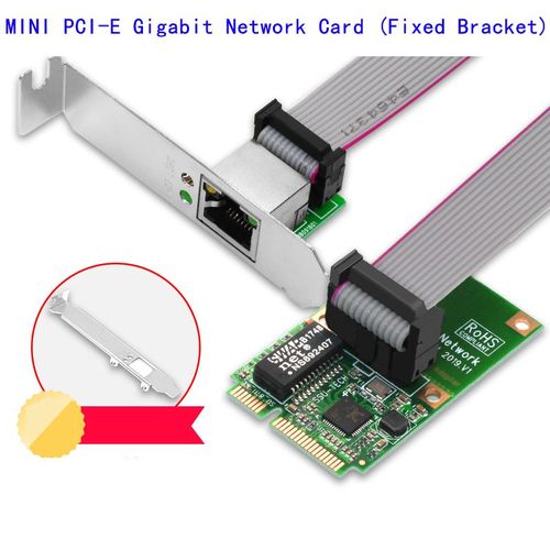 Support fixe - H1111Z Mini carte réseau PCI E 1000Mbps Gigabit Ethernet 10/100/1000M Alfred RJ45 LAN, adaptateur pour ordinateur PC