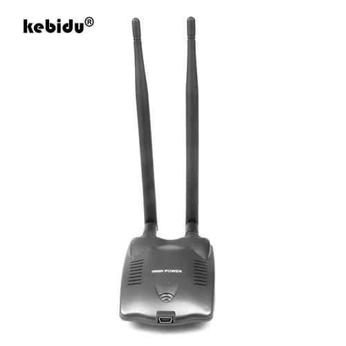 Noir - Kebidu Carte réseau USB sans fil N9100 pour Beini, adaptateur WiFi, décodeur haute puissance 3000mW, antenne pour touristes