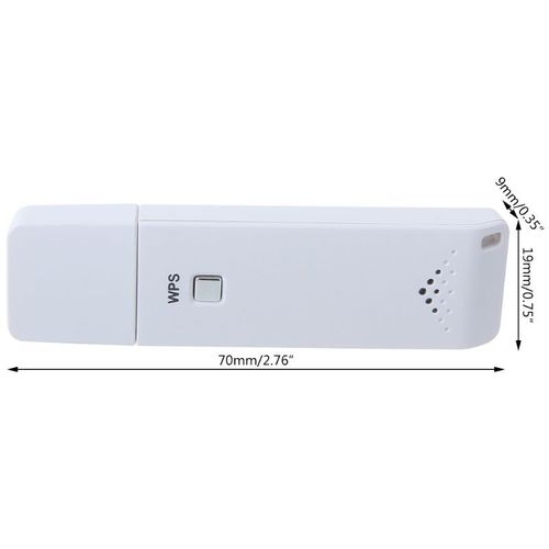 Mini adaptateur USB sans fil RT3072, 300Mbps, LAN, Dongle WiFi pour systèmes Windows X6HA