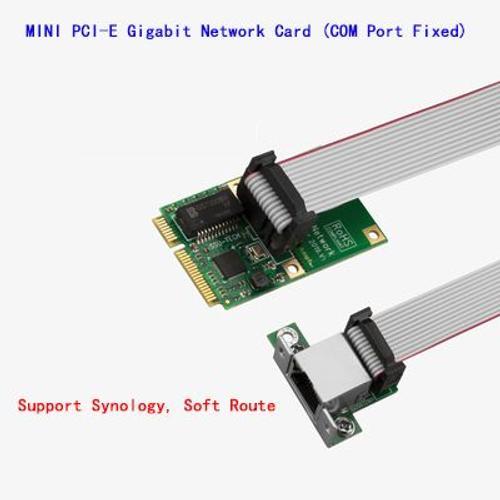 Com port fixe - Mini Carte Réseau Pci-e, Adaptateur Internet Lan, Ethernet, Gigabit, Rj45, Puces Realtek 8111