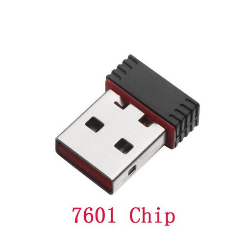 Mini pas d'emballage 7601 - Mini Récepteur 2.4g Sans Fil À Dongle Usb Pour Pc, Adaptateur Wifi De 150 Mbps, Carte Réseau Pour Réseau Ethernet 802.11 B,n,g